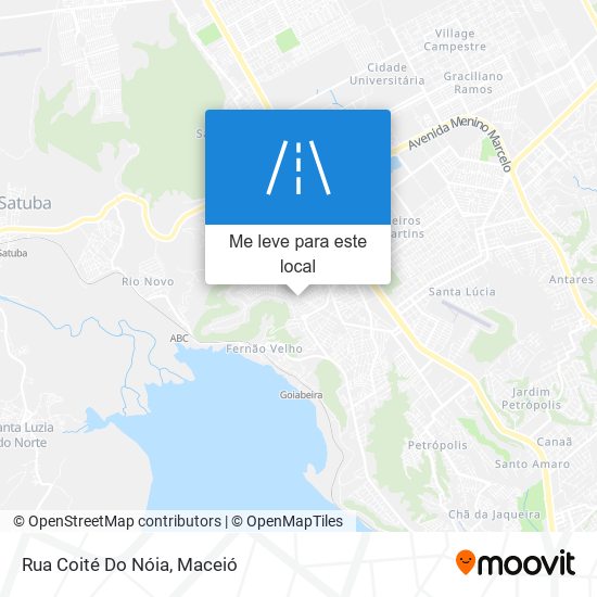 Rua Coité Do Nóia mapa