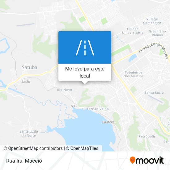 Rua Irã mapa