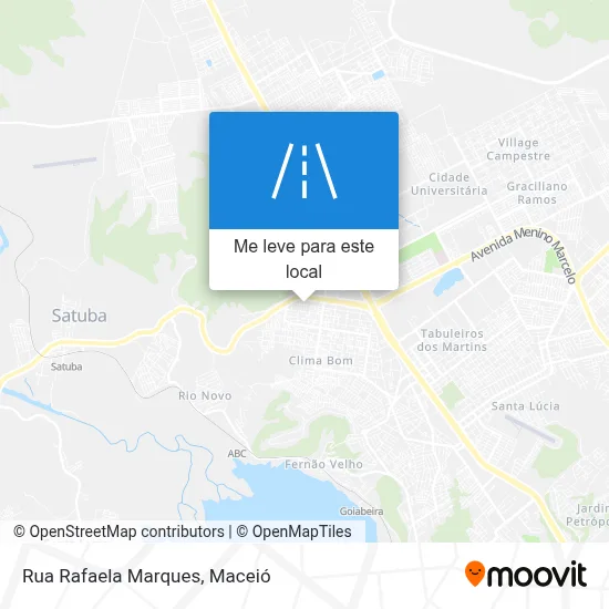 Rua Rafaela Marques mapa