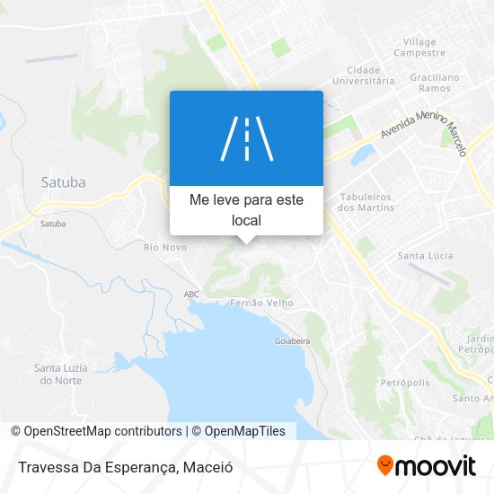 Travessa Da Esperança mapa