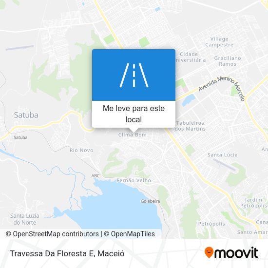Travessa Da Floresta E mapa