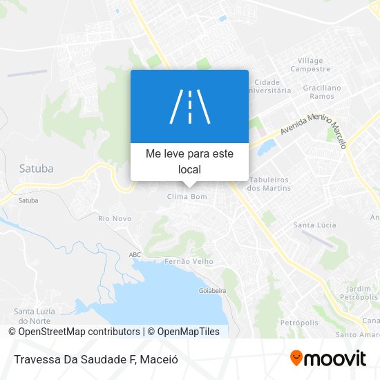 Travessa Da Saudade F mapa