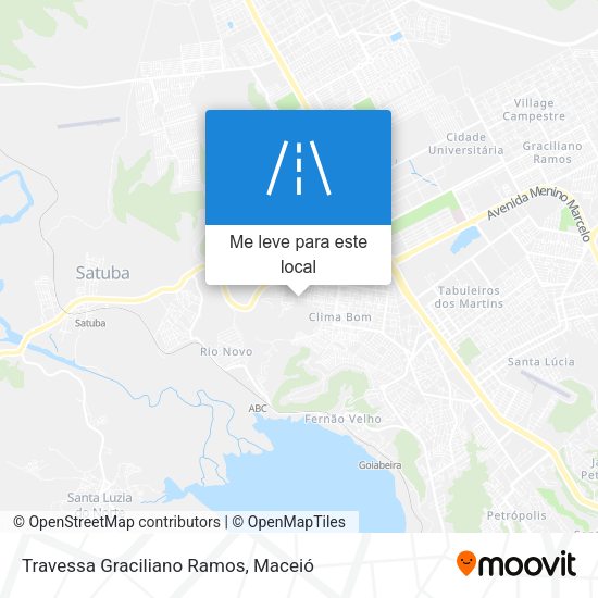 Travessa Graciliano Ramos mapa