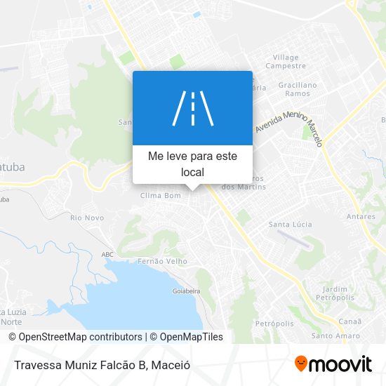 Travessa Muniz Falcão B mapa