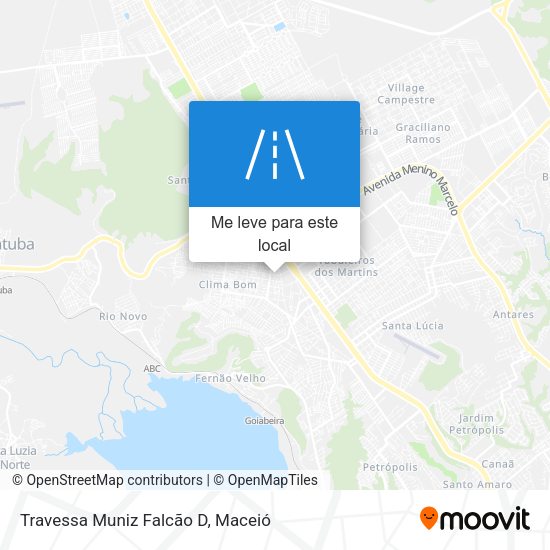 Travessa Muniz Falcão D mapa