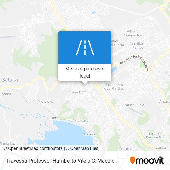 Travessa Professor Humberto Vilela C mapa