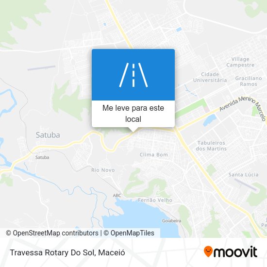 Travessa Rotary Do Sol mapa