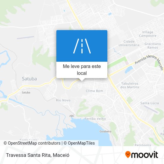 Travessa Santa Rita mapa