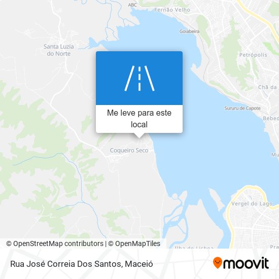 Rua José Correia Dos Santos mapa