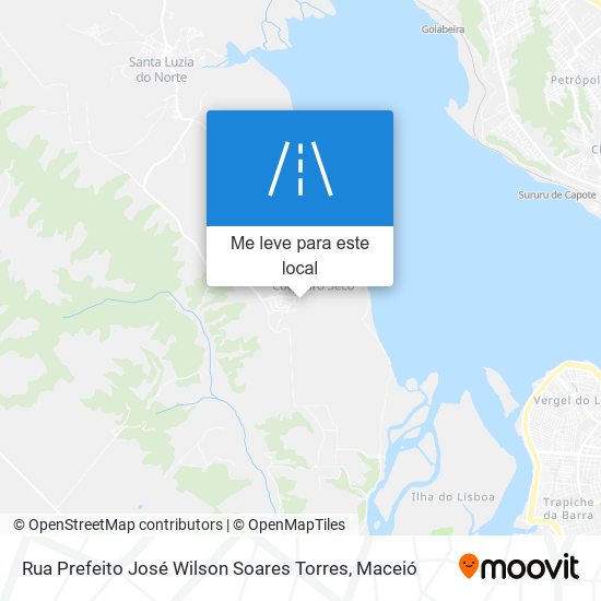 Rua Prefeito José Wilson Soares Torres mapa