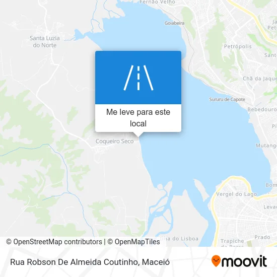 Rua Robson De Almeida Coutinho mapa