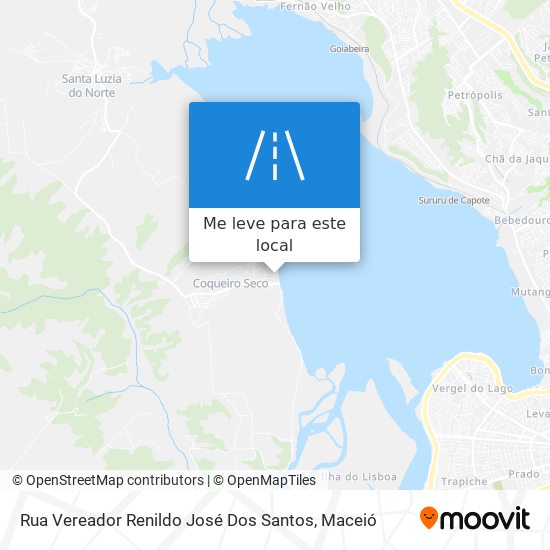 Rua Vereador Renildo José Dos Santos mapa