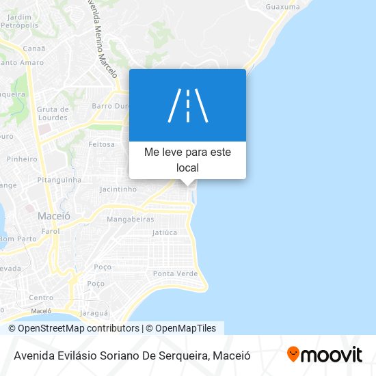 Avenida Evilásio Soriano De Serqueira mapa