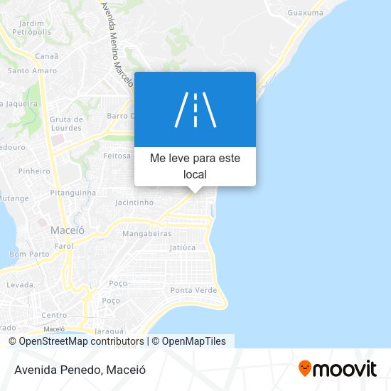 Avenida Penedo mapa