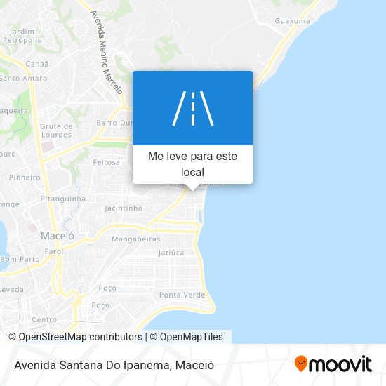 Avenida Santana Do Ipanema mapa