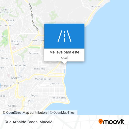 Rua Arnaldo Braga mapa