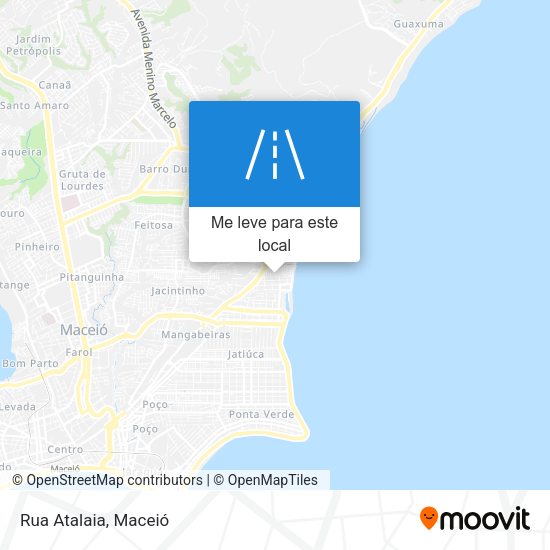 Rua Atalaia mapa