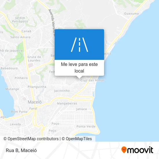 Rua B mapa