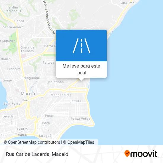 Rua Carlos Lacerda mapa