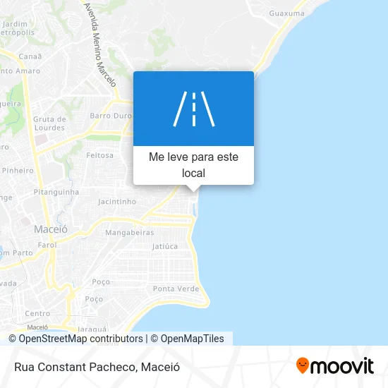 Rua Constant Pacheco mapa