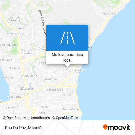 Rua Da Paz mapa