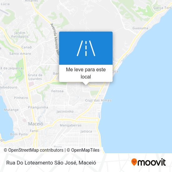 Rua Do Loteamento São José mapa