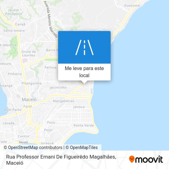 Rua Professor Ernani De Figueirêdo Magalhães mapa