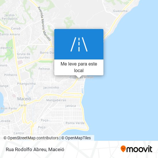 Rua Rodolfo Abreu mapa