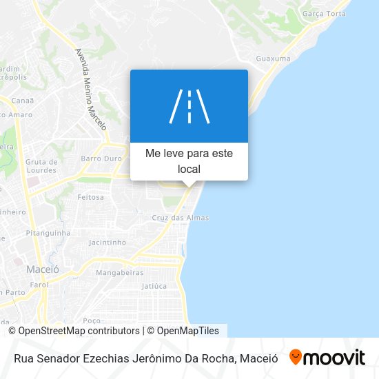 Rua Senador Ezechias Jerônimo Da Rocha mapa