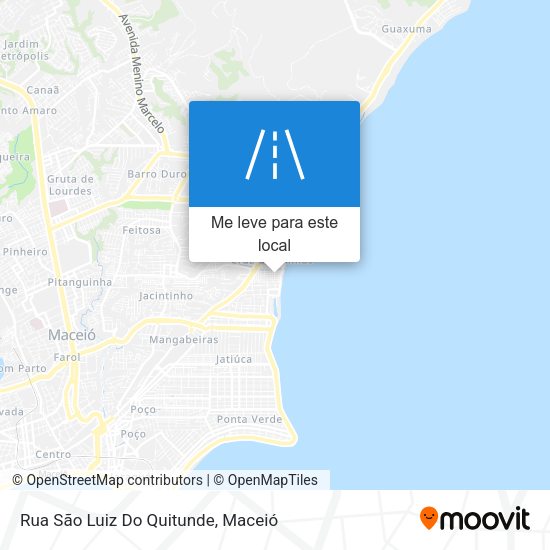 Rua São Luiz Do Quitunde mapa