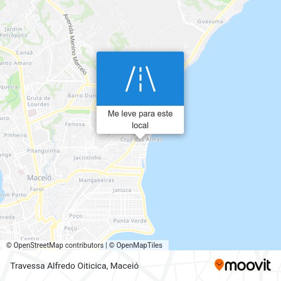 Travessa Alfredo Oiticica mapa