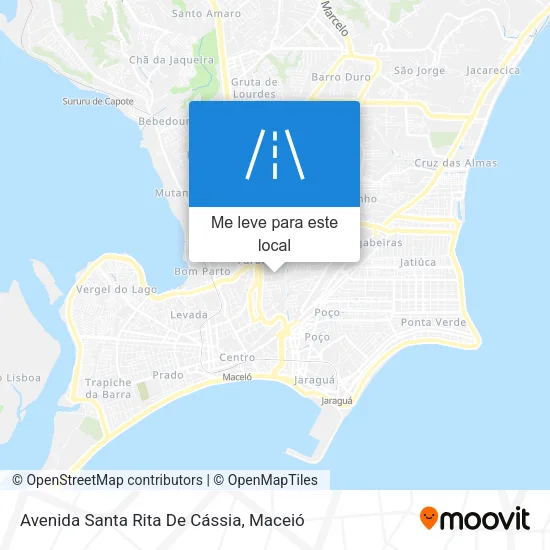 Avenida Santa Rita De Cássia mapa