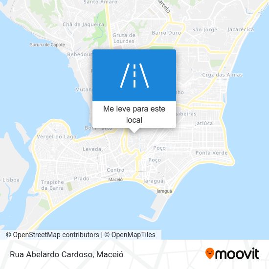 Rua Abelardo Cardoso mapa