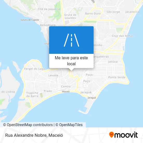 Rua Alexandre Nobre mapa