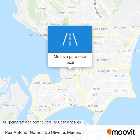 Rua Antenor Gomes De Oliveira mapa