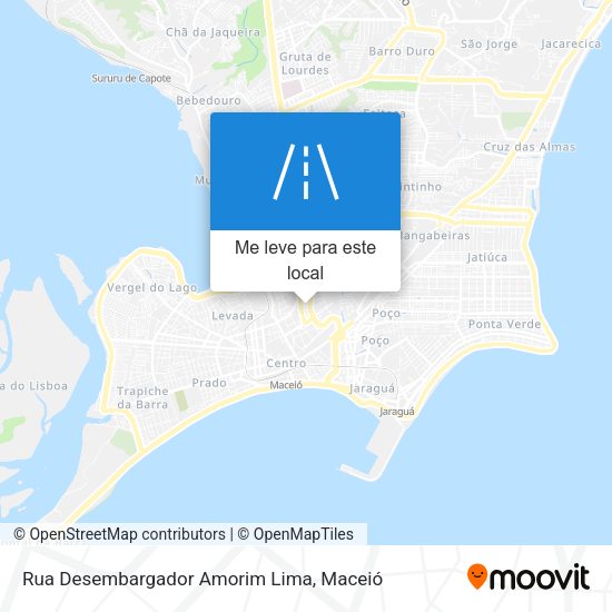 Rua Desembargador Amorim Lima mapa