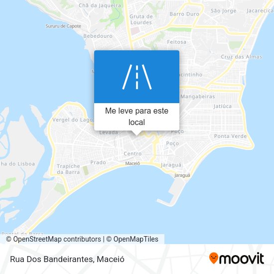 Rua Dos Bandeirantes mapa