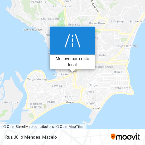 Rua Júlio Mendes mapa