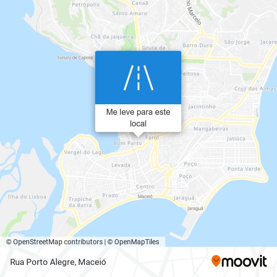 Rua Porto Alegre mapa