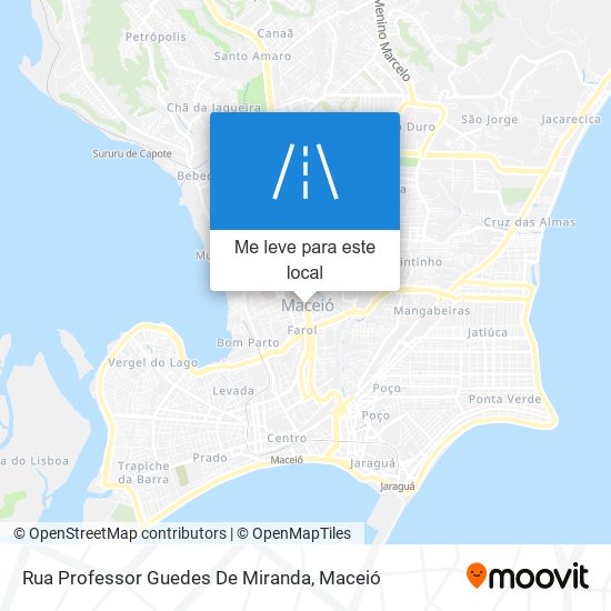 Rua Professor Guedes De Miranda mapa