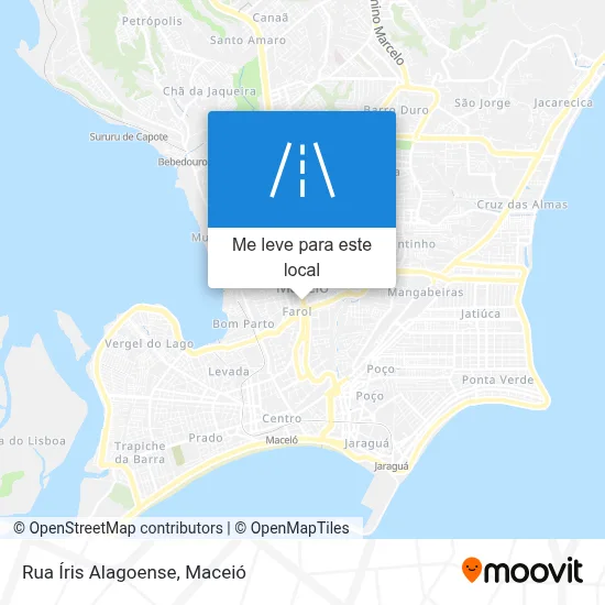 Rua Íris Alagoense mapa