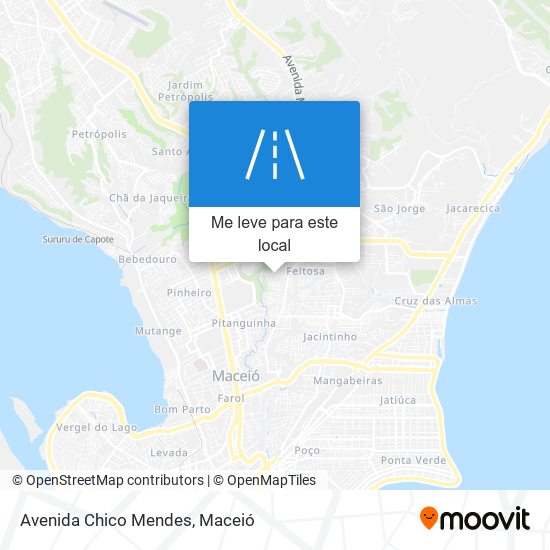 Avenida Chico Mendes mapa