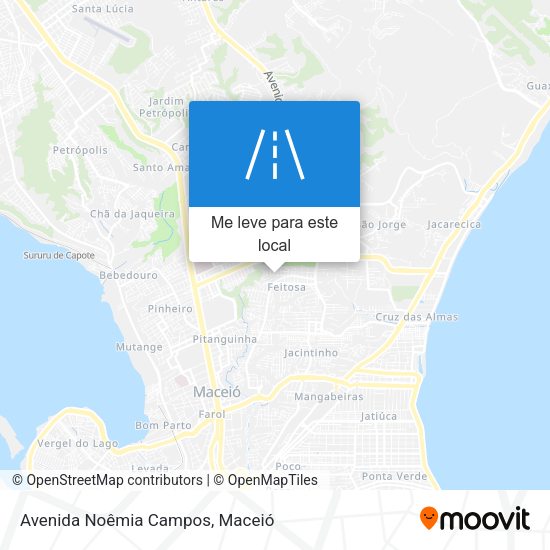 Avenida Noêmia Campos mapa