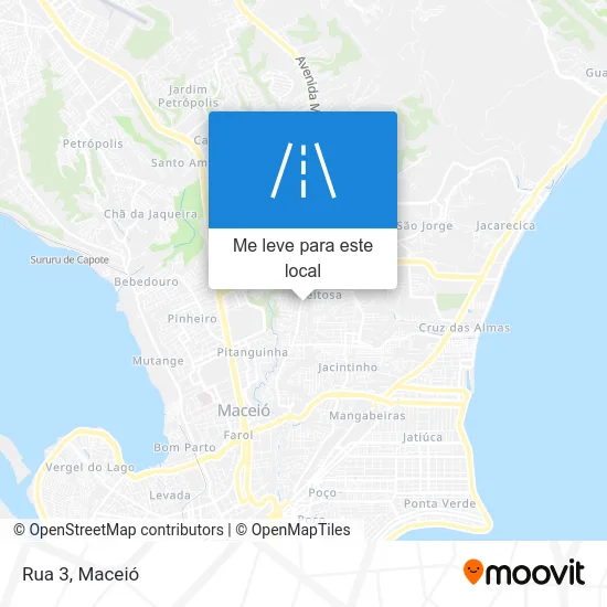 Rua 3 mapa