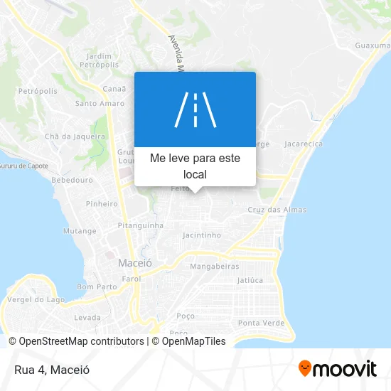 Rua 4 mapa