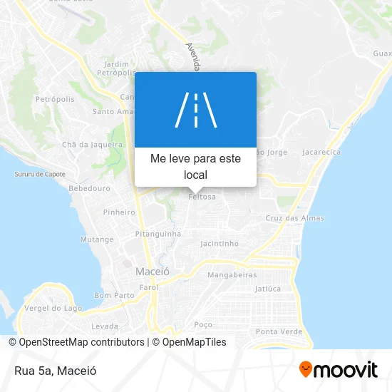 Rua 5a mapa
