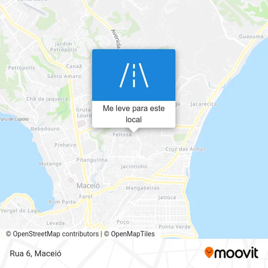 Rua 6 mapa