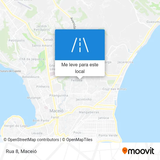 Rua 8 mapa