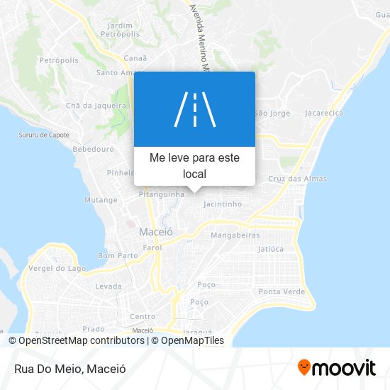 Rua Do Meio mapa