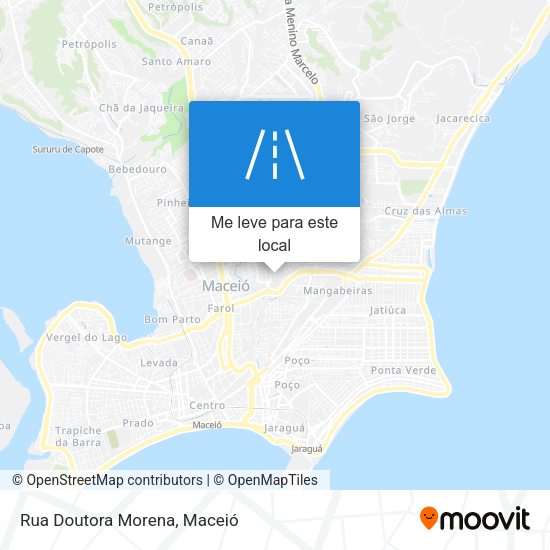 Rua Doutora Morena mapa